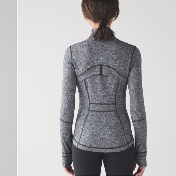 Lululemon Define Jacket Heathered Black Size 6 Excellent Condition - Picture 7 of 16